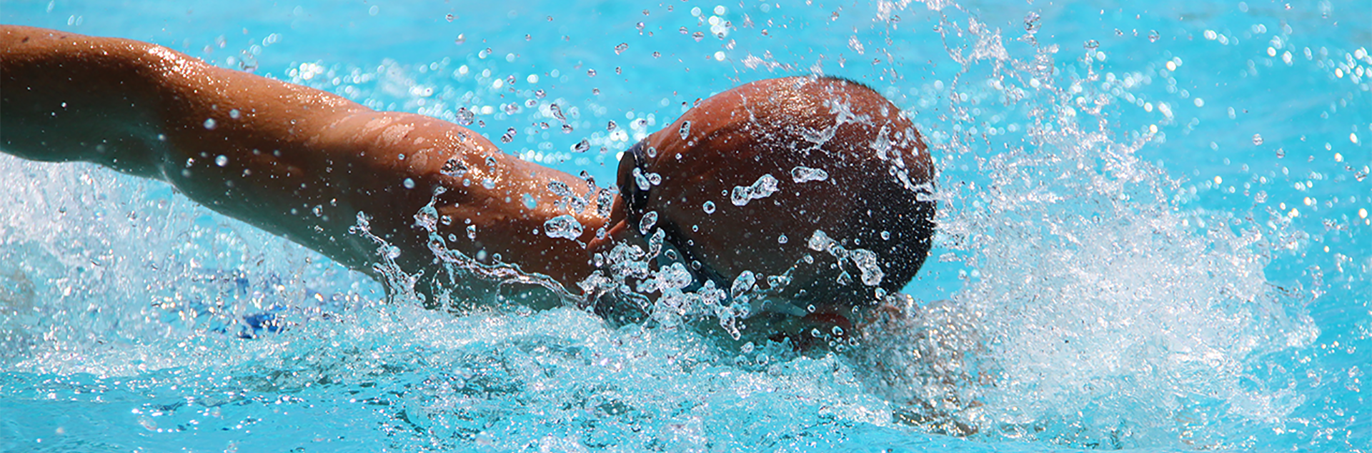 Chris Z swimming