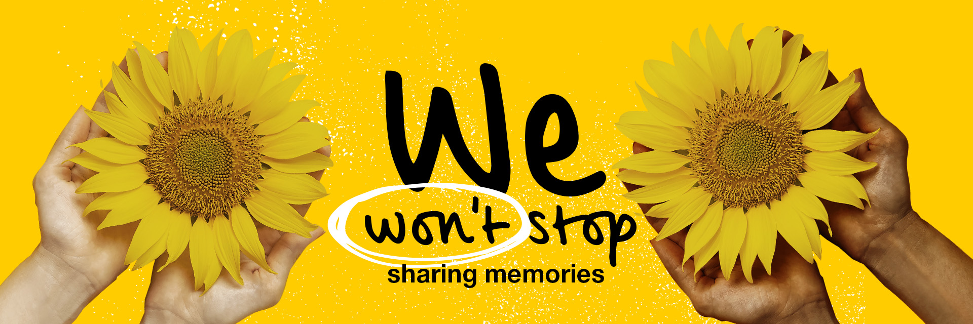 CF Week 2021 we won't stop sharing memories dedication page banner