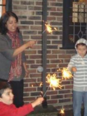 Sangeeta and family