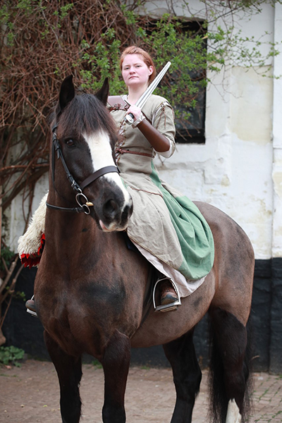 Amy on horse