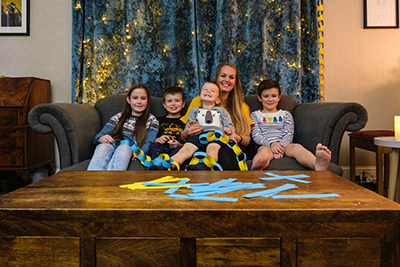 Joanna and family