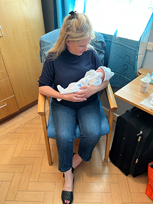 Charlotte with grandson Jace
