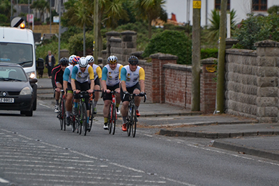 Duane and his team cycling