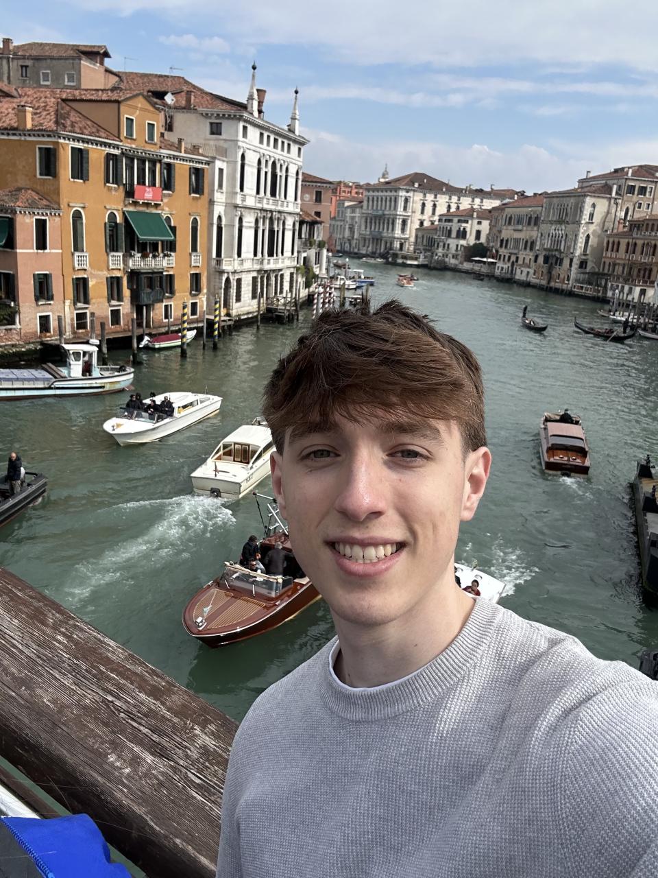 Henry on holiday