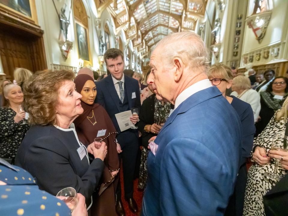 Judith meeting HRH, King Charles