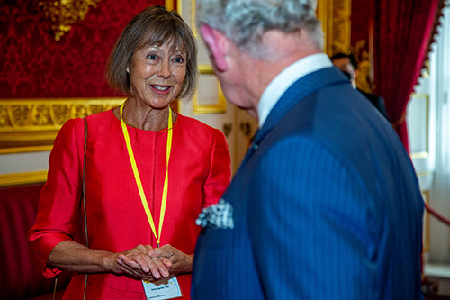 Jenny Agutter meets HRH The Prince of Wales