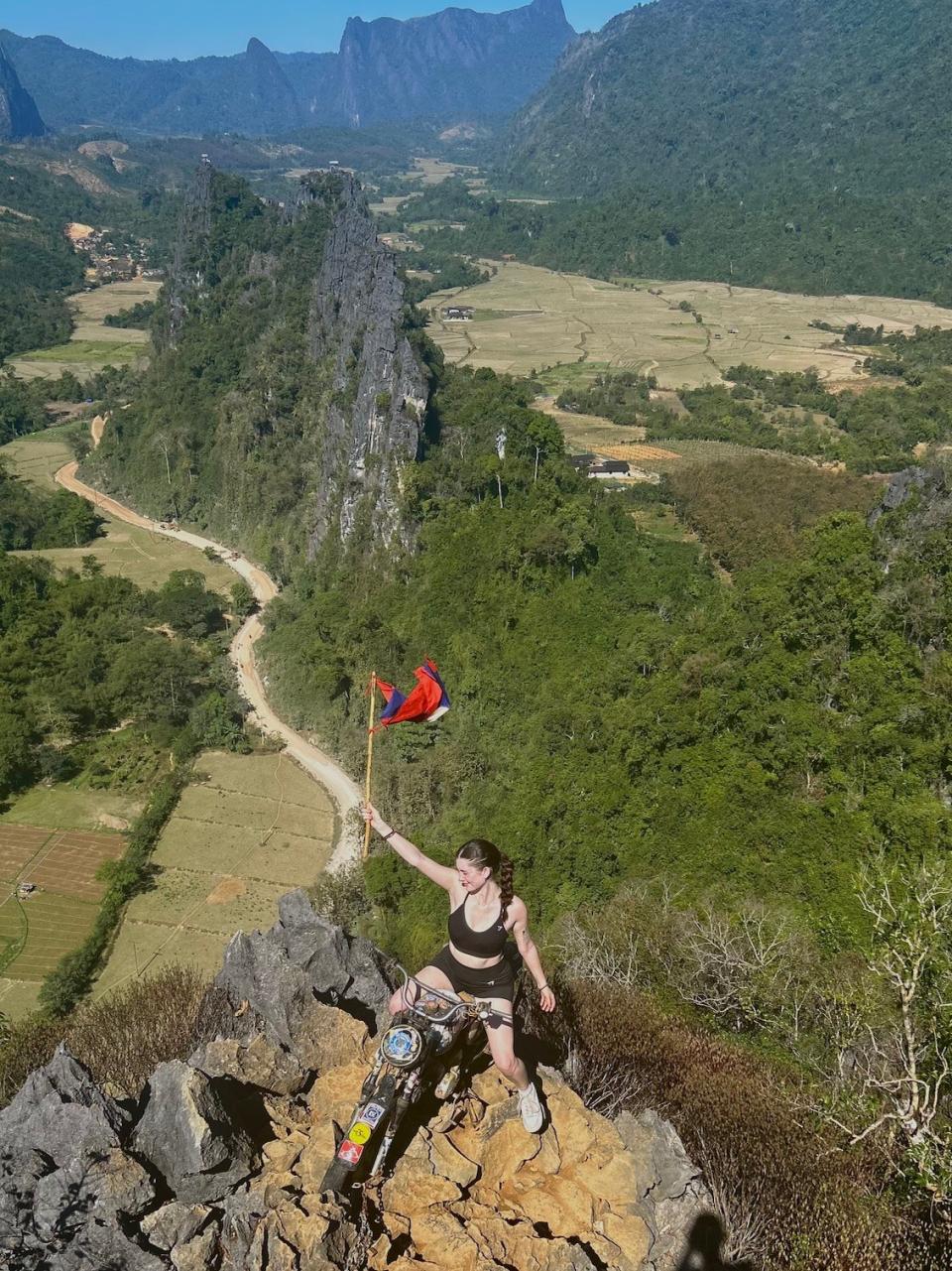 13.	Me at the end of my trip feeling super proud and happy