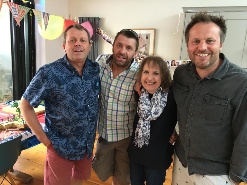 Left to right; Stuart, John, Jo and Neil