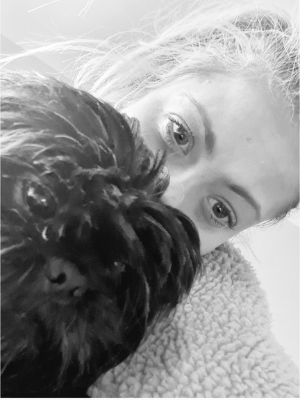 Sophie and dog