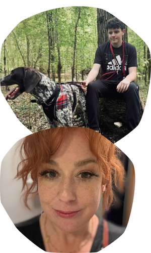 Isaac (top) and Lizzy (bottom)