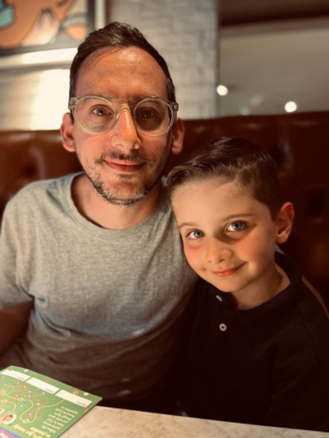 Michael and his son