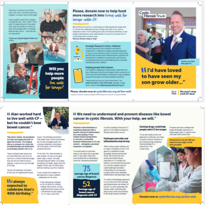 Spring cash appeal leaflet