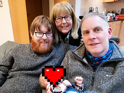 Vicky, Erik and family
