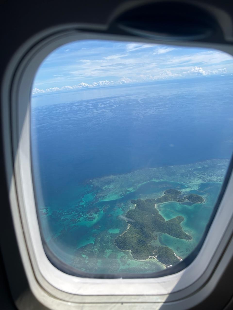 12.	The view from above the Philippines 