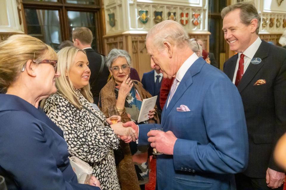 Jemma meeting HRH King Charles