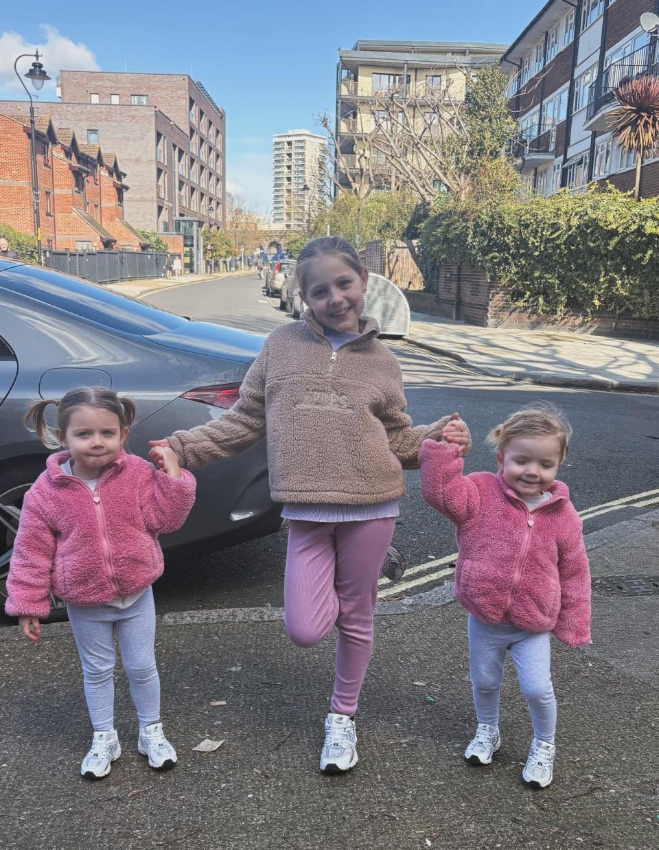 Three of Jemma's children
