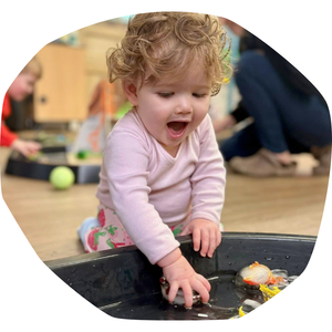 Matilda as a toddler playing