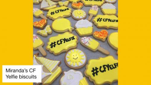 Mirandas CFYelfie biscuits