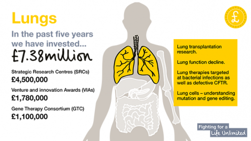 Research spend lungs