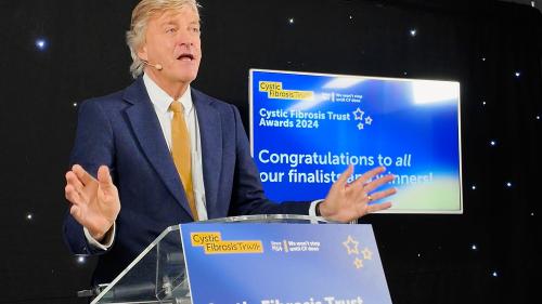Richard Madeley talking to the audience