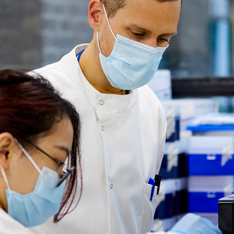 research scientists in the lab