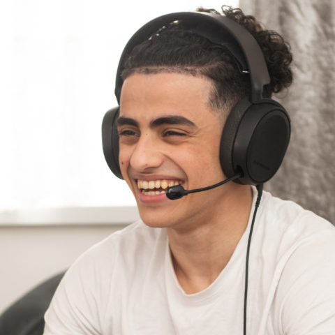 support for fundraisers - kareem headset