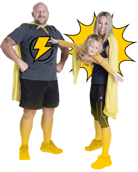 Payne Family CF superheroes