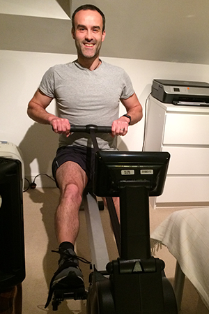 Steve rowing machine