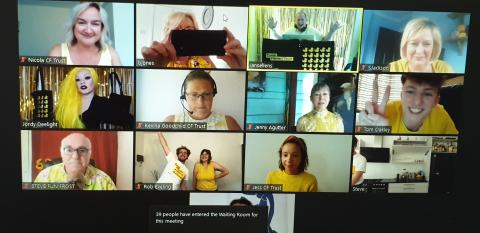 Big Yellow Party screenshot Cystic Fibrosis Trust Wear Yellow Day June 2020