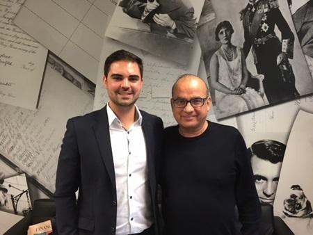 Chris Frappell and Touker Suleyman
