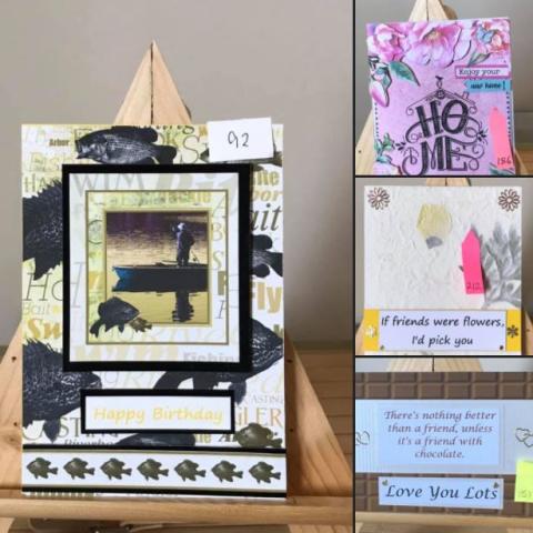Homemade personalised cards