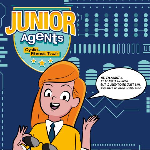 Clinical trials comic for children with cystic fibrosis