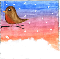 Cystic Fibrosis Trust Card Competition 2016 winning design by Enya