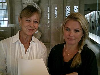 Jenny Agutter and her niece Rachel photographed at the BBC 23-5-18