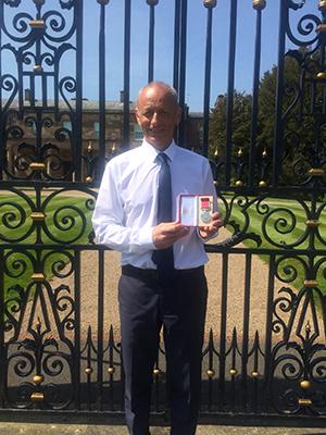 Liam McHugh and BEM at Hillsborough Castle