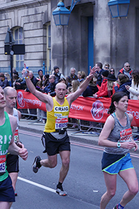 Marathon runner Craig 2016