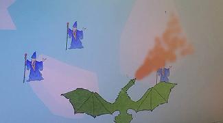 Image from Dragon Doom, a Project Fizzyo game