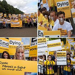 Orkambi protests in all four UK nations