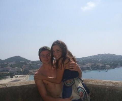 Bianca and Gearoid on holiday together
