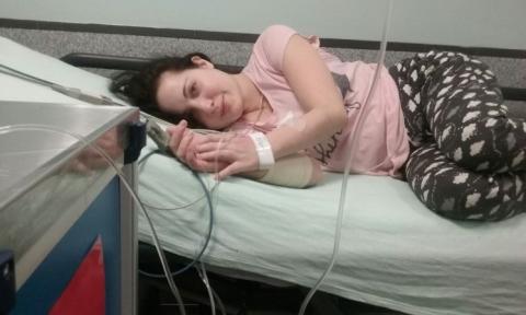 Bianca on IVs in hospital