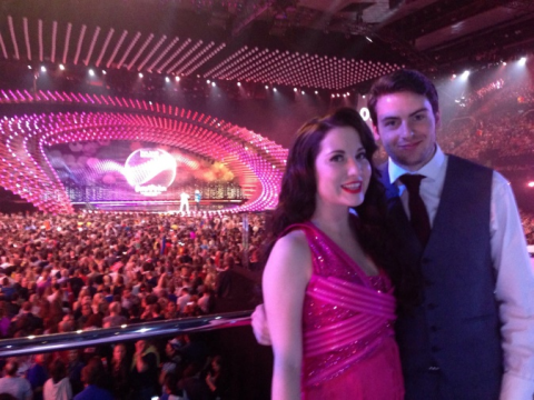 Bianca at the Eurovision Song Contest