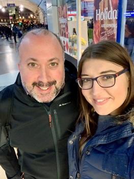 Later, with the help of the Trust at their London office, we also arranged for Carlie to quiz Vertex CEO Dr Jeff Leiden. 