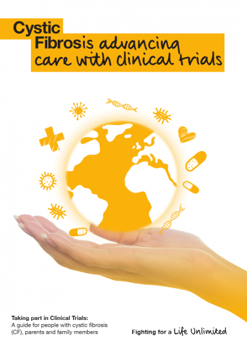 Clinical trials booklet front cover