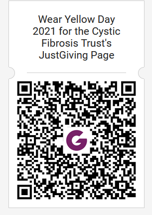Wear Yellow Day 2021 Justgiving QR campaign code
