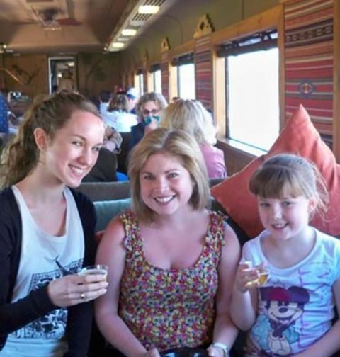 Hollie and sister Hannah 