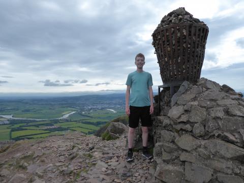 Andrew on Dumyat