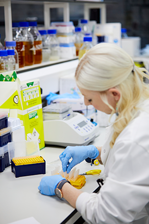 research scientist in the lab