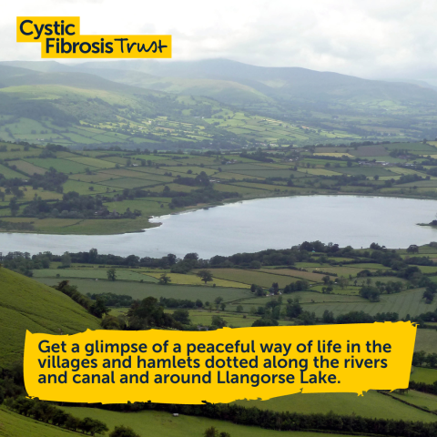 Get a glimpse of a peaceful way of life in the villages and hamlets dotted along the rivers and canal and around Llangorse Lake.