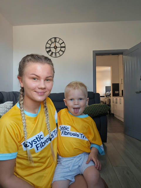 Julia and her son