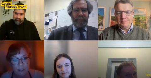 image of people in an online meeting